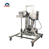 Agitateur électrique à moteur AC en acier inoxydable 1000L pour le mélange en vrac de produits chimiques/alimentaires/cosmétiques/plastiques, haute efficacité, mobile