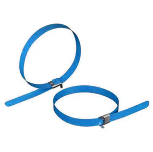 Attache-câble en acier inoxydable de haute qualité, fabriquée en Chine, avec revêtement époxy, attache-câble à aile pour la gestion des câbles - Product Image 1