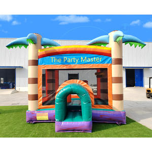 <span class=keywords><strong>Castillo</strong></span> Inflable con Palmeras, <span class=keywords><strong>Castillo</strong></span> Inflable con Temática Tropical para Exteriores - Product Image 1