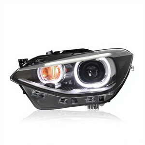 Faro anteriore WLJ per <span class=keywords><strong>BMW</strong></span> Serie 1 <span class=keywords><strong>F20</strong></span> 12-14, gruppo ottico modificato di alta gamma con Angel Eyes LED DRL e lente per luci diurne - Product Image 3