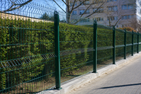 Clôture de sécurité en treillis métallique galvanisé courbé, anti-escalade, anti-rongeurs, imperméable, pour la maison et l'extérieur, facile à assembler