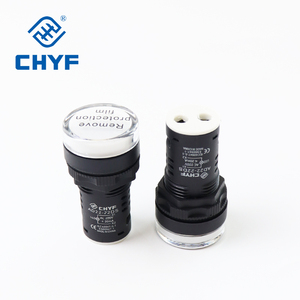 Chyf Ad22 Loạt 22Mm LED Nhựa Chỉ Số Đèn Push Button Thiết Bị Chuyển Mạch Pilot Ánh Sáng Chỉ Số Tín Hiệu Cho 12V 24V 110V 220V 380V - Product Image 5