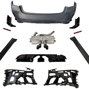 Paraurti auto per <span class=keywords><strong>BMW</strong></span> 3 <span class=keywords><strong>serie</strong></span> G20 Upgrade a G80 <span class=keywords><strong>1</strong></span> vs1 Style Wide Body Kit faro posteriore diffusore con cappuccio laterale a punta motore - Product Image 6