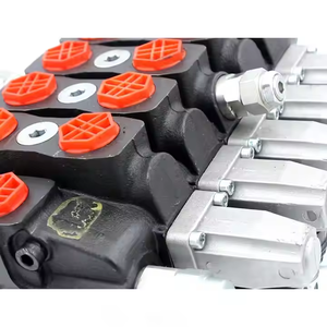 Vanne de déchargement électrique SD8 - 5 positions, 4 électrovannes, 12V 24V, vanne de commande directionnelle hydraulique - Product Image 4