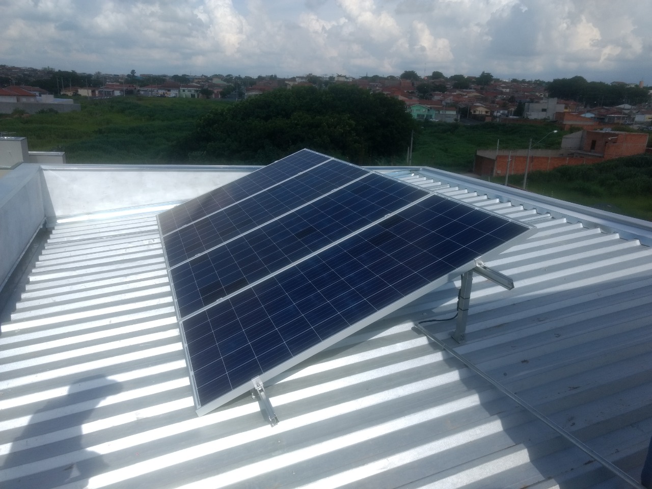 solar panels ground mount array adjustable