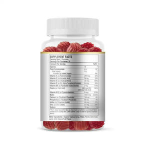 Oem multitamin gummies ללא סוכר עם ויטמינים <span class=keywords><strong>c</strong></span> e b6 b12 ריבופלבין מגנזיום גליסיינט אלדרברי תומך בעצבים העור - Product Image 2