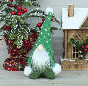 Décorations de Noël nordiques : Poupée sans visage, Poupée Gnome Vieil Homme, <span class=keywords><strong>Elfe</strong></span> de la Terre, Ornements Renard en tissu non tissé de lin, Nouveauté pour l'arbre - Product Image 5
