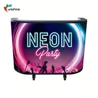 Affichage à LED personnalisé de cabine de DJ P2 & P2.5 pour la publicité pour l'utilisation de DJ