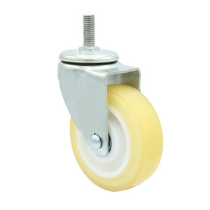 Hochela tische leichte graue thermoplast ische Gummi-TPR-Lenkräder für Möbel 3 4 5 Zoll - Product Image 5