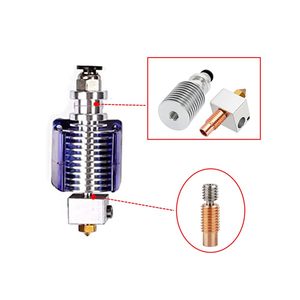 Brise-chaleur en titane et cuivre bimétallique haute température compatible avec l'imprimante 3D <span class=keywords><strong>V6</strong></span> Hotend Prusa i3 MK3 MK3S Volcano Hot End - Product Image 5