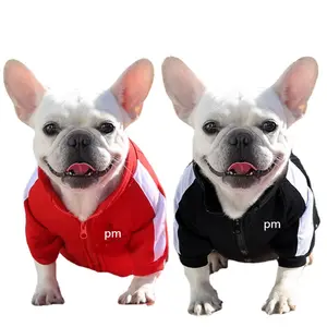 XS-5XL Winter Pet Big Dog Sweatshirt Clothes For Small Medium Dogs Warm Fleece Zipper Dog Jacket