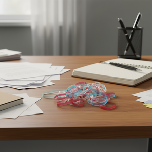 Bandas Elásticas de 3 Tamaños, Paquete de 6 para Uso en Oficina y Hogar - Product Image 3