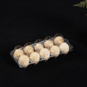 10 lớn trong suốt Pet nhựa khay trứng dùng một lần Hộp trứng để lưu trữ - Product Image 4