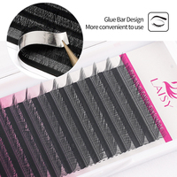 Pestañas Postizas LAISY 0.03/0.05/0.07 Easy Fan, Fácil de Aplicar en un Segundo, Efecto Volumen Mate, Hechas a Mano, Cruelty-Free, Invisibles y Transparentes