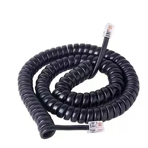 RJ12 RJ11 Telephone Cable Spiral Coil Handset Cord