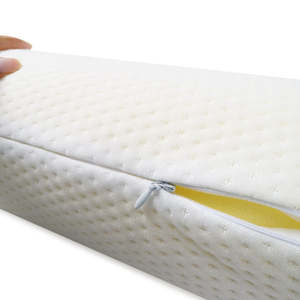 Oreiller cervical en mousse à mémoire <span class=keywords><strong>de</strong></span> forme-Oreiller <span class=keywords><strong>de</strong></span> soutien du cou rond <span class=keywords><strong>pour</strong></span> le sommeil, le <span class=keywords><strong>yoga</strong></span> et le soulagement <span class=keywords><strong>de</strong></span> la douleur (tête/cou/dos/jambes) - Product Image 5