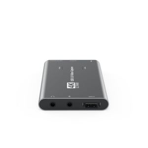 Capturadora de Video <span class=keywords><strong>USB</strong></span> 3.0 a HD 4K con Salida de Audio MP4, Salida de Micrófono, Hub para Transmisión en Vivo de Juegos, Carcasa Metálica, Garantía de 12 Meses - Product Image 2