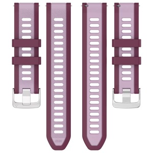 สายนาฬิกาอัจฉริยะ Forerunner 165/245/645/Venu 2/SQ2/<span class=keywords><strong>Vivoactive</strong></span> 5/<span class=keywords><strong>4</strong></span>/3 ขนาด 18 มม./20 มม./22 มม. สายซิลิโคนแบบยืดหยุ่นพร้อมตัวล็อคแบบตะขอเกี่ยว 11 - Product Image 3