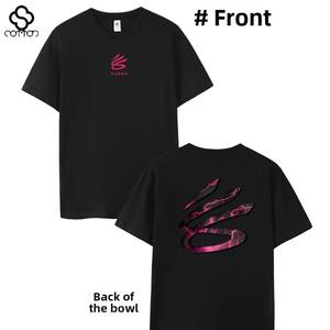 Camiseta de entrenamiento de tiro de manga corta inspirada en <span class=keywords><strong>Stephen</strong></span> Curry con el logo 'Give Me Three Points', tallas grandes - Product Image 2