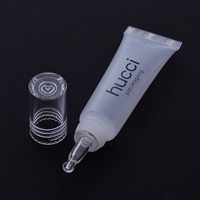 Tube cosmétique transparent en plastique D19 de 10 ml personnalisé en gros avec embout compte-gouttes pour crème contour des yeux et sérum