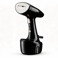 Défroisseur Vapeur Portable Domestique 320ml avec Réservoir d'Eau Amovible, Poignée, Tête en Céramique Extra Large, Idéal pour les Voyages