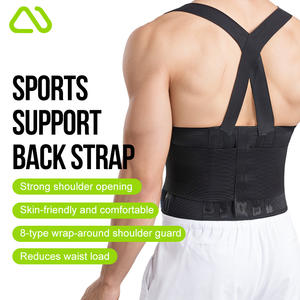 Correcteur de posture personnalisé avec logo, harnais de travail, soutien dorsal, ceinture de soutien lombaire, protection professionnelle, 100% polyester pour - Product Image 4