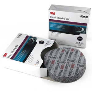 3m 02090 Trizact P1000 bọt-hậu thuẫn đĩa mài mòn cho sơn hoàn thiện micro loại bỏ vết xước đánh bóng và chà nhám - Product Image 1