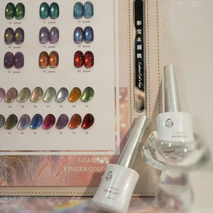ชุดเจลทาเล็บแมวตาแมว 20 สี สำหรับขายส่ง ปลอดสาร TPO HEMA ไม่มีกลิ่น เจลแม่เหล็กสำหรับร้านทำเล็บ - Product Image 6