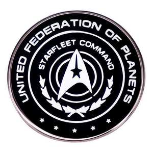 Broche <span class=keywords><strong>de</strong></span> la Flota Estelar <span class=keywords><strong>de</strong></span> <span class=keywords><strong>Star</strong></span> <span class=keywords><strong>Trek</strong></span>, insignia <span class=keywords><strong>de</strong></span> la Alianza <span class=keywords><strong>de</strong></span> <span class=keywords><strong>Star</strong></span> <span class=keywords><strong>Trek</strong></span>, clásico <span class=keywords><strong>de</strong></span> cine y televisión, <span class=keywords><strong>de</strong></span> aleación <span class=keywords><strong>de</strong></span> zinc chapado en oro con serigrafía, para fiestas - Product Image 6