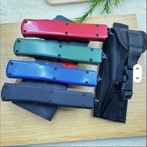 Camping Folding Outdoor Self Defense OTF Automatic Pocket <b>Clip</b> Knife Handle Switch Blade Blank Assisted WKC-K-1 Retractable Desi - Product Image 1
