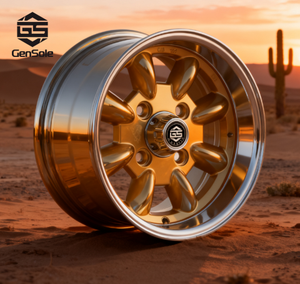 Jantes en alliage Gensole 13 pouces 13X6 ET 10 4 trous 4X100/114.3 à rayons profonds, jantes à vendre en Chine OEM 18 19 20 pouces forgées - Product Image 4