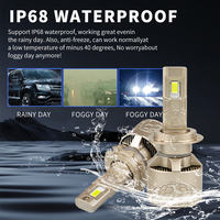 Foco LED para Auto K19 240W 30000lm H1 H3 H4 9005 12v Luces para 9005 Focos H11 Luces H7 Faros H4 Bombilla LED para Coche