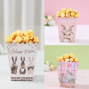 Cajas de Cartón Resistentes DAMAI al por Mayor para Palomitas de Maíz con Diseño de Conejo 3D de Pascua, para Fiestas, Dulces y Aperitivos - Product Image 2