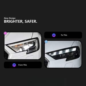 Faro <span class=keywords><strong>A3</strong></span> 8V 2017-2021 S3 RS3, Faro LED Aggiornato, Lampada Frontale Modificata con Indicatori di Direzione e Luci Diurne per <span class=keywords><strong>Audi</strong></span> - Product Image 2