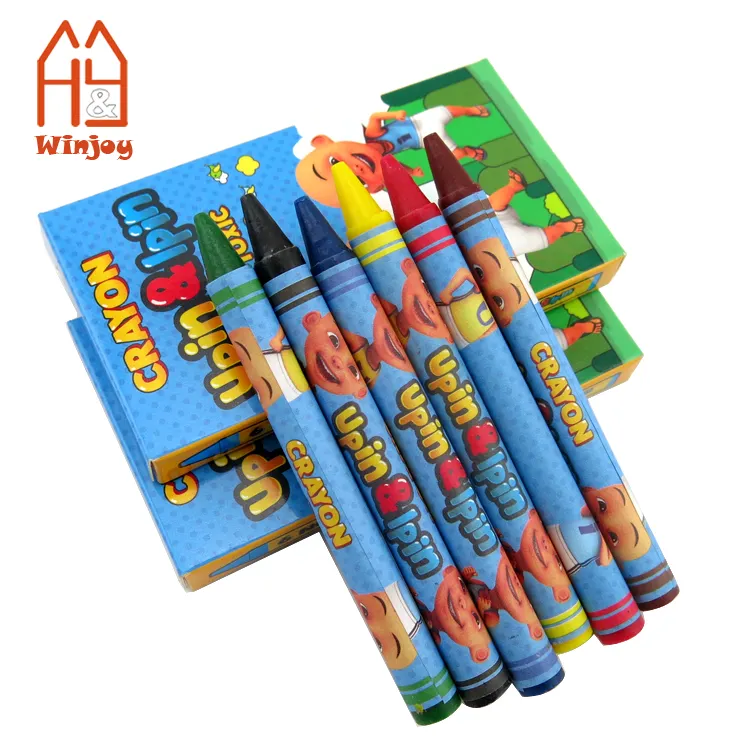 Hochwertiges 6/12-Buntstift-Set, Zeichenstifte für Geschenk kunst mit kunden spezifischer Farb verpackung, sortierte Färbung