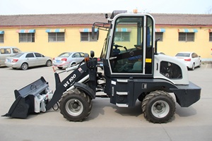 CE Approved 1000kg Small Front Loader ZL10 1 Ton Wolf WL100 Loader - Product Image 5