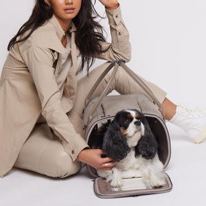 Taşınabilir Sherpa köpek ve kedi seyahat taşıyıcısı torba 15lbs kapasiteli katlanır ve havayolu uyumlu kemer kapatma-Dropshipping - Product Image 3