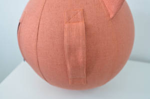 Ballon <span class=keywords><strong>de</strong></span> <span class=keywords><strong>yoga</strong></span> et <span class=keywords><strong>de</strong></span> Pilates personnalisé avec logo, 55 cm/65 cm, housse amovible, tissu écologique léger et pliable - Product Image 6