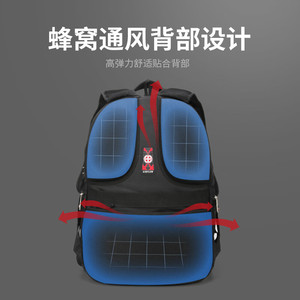 Laptop <b>Backpack</b> Men Black Solid Color Breathable Business Travel Shoulder <b>Straps</b> With Laptop Compartment Spring 2025 - Product Image 4