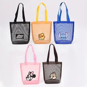 Wholesale Hot Selling Perforated Ladies Handbag Mini Girls Embroidery Tote Bag For Women