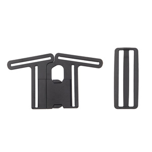 Boucle de sécurité en plastique à quatre voies, 8 cm, avec anneau en D à dégagement latéral pour poussette et accessoires de sac - Product Image 3