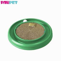Baru Datang Lucu Bulat Kucing Scratcher Cat Scratch Board dengan Mainan Hewan Peliharaan