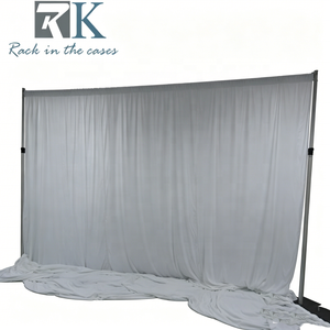 White <b>Backdrop</b> <b>Stand</b> Adjustable Pipe and Drape Kit Wholesale Wedding Pipe and Drape Pillar <b>Backdrop</b> <b>Stand</b> for Sale - Product Image 1