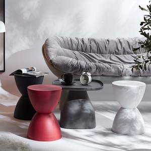 Nordic Style Shoe Changing <b>Stool</b> Thickened Plastic Round Design Home Use Durable <b>Childrens</b> <b>Stool</b> - Product Image 4