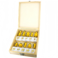 12PCS Set Pahat Kayu untuk Penggilingan, Mata Router Shank 1/4 inci dengan Ujung Karbida Tungsten - Alat Pemotong & Pembentuk Sudut