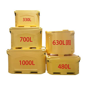 630 QT Rotomolded 튼튼한 절연 물고기 보관함 어항 새우 탱크 해산물 처리 용기 절연 물고기 저장 욕조 절연 어항 용 열 상자 - Product Image 5