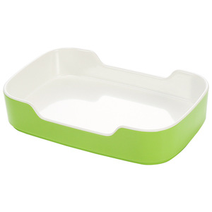Assiette rectangulaire en mélamine avec finition imitation porcelaine pour barbecue, hot pot, plats froids et fêtes - Product Image 1