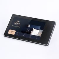 Interrupteur tactile intelligent de contrôle centralisé couleur 7 pouces pour hôtel, mini panneau tactile de contrôle centralisé de l'éclairage intelligent