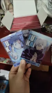 11Pieces <b>Anime</b> Laser card 75mm badge With Protective case Brooch Pin <b>Cosplay</b> Badge Children's Day Gift-F - Product Image 6