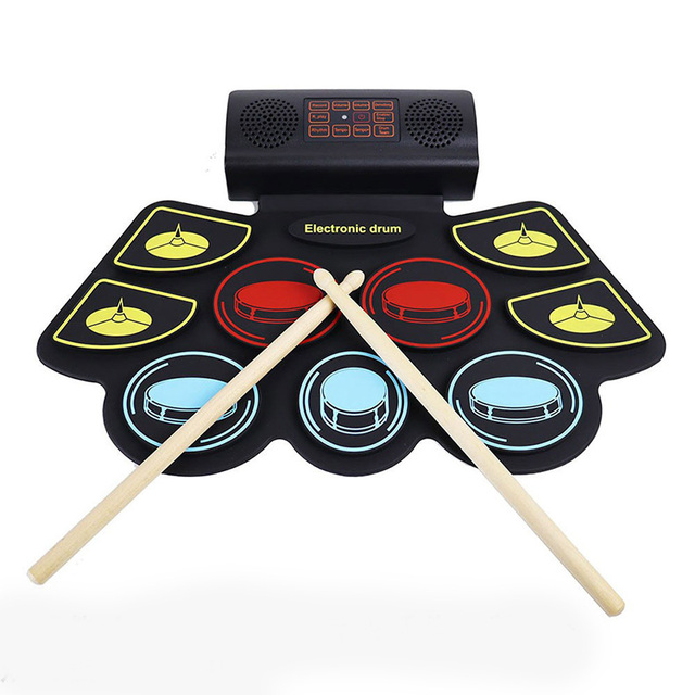 Wholesale Colorful Foldable Electronic Drum Kits (with Stand)